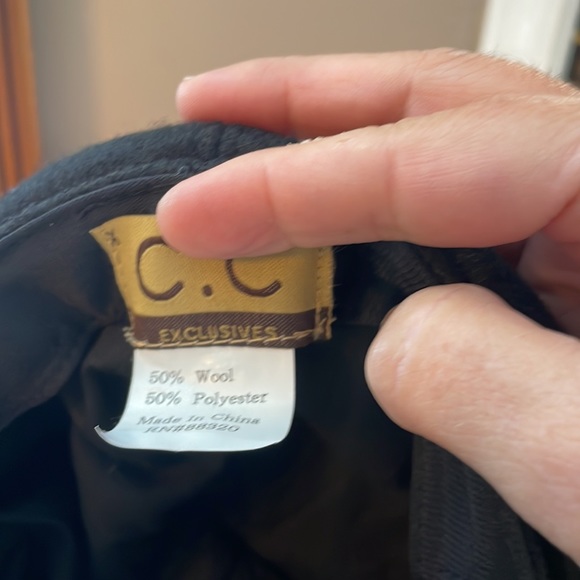 Black Wool Hat - Picture 3 of 3